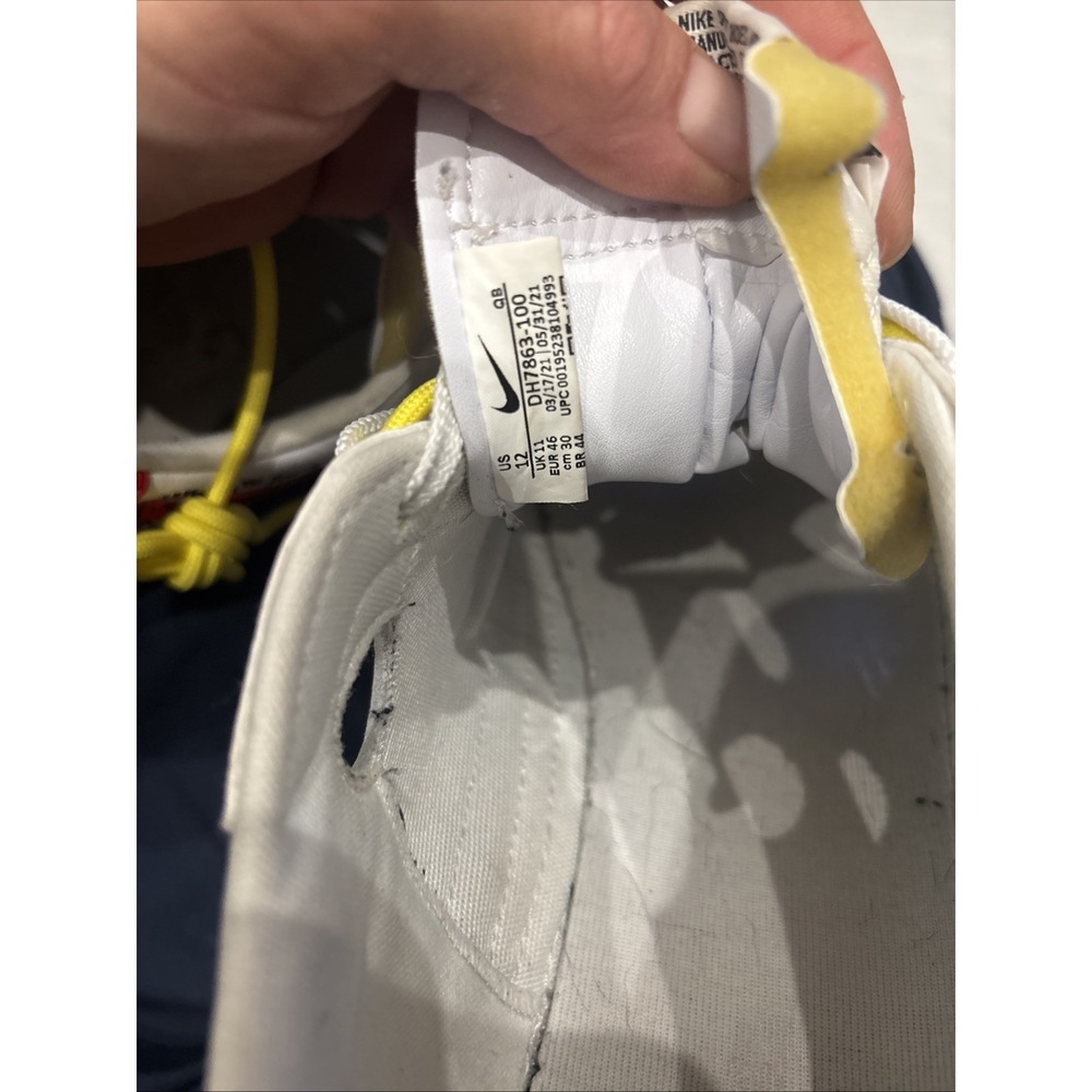 Size 12 - Off-White x Nike Blazer Low White University Red - Picture 6 of 6